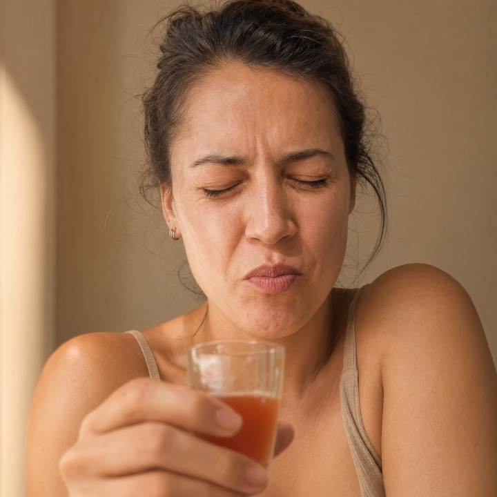 Reaktion beim ACV-Shot